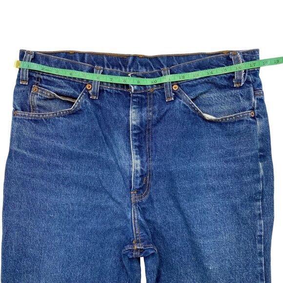LEVIS Vintage Orange Tab Denim Blue Jeans 517 36 x 33 Mens #20517 0217 - Picture 6 of 11